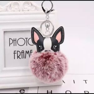 Fluffy Soft Fur Pompom Tassel Pendant Keychain